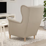 STRANDMON Armchair, Kelinge beige