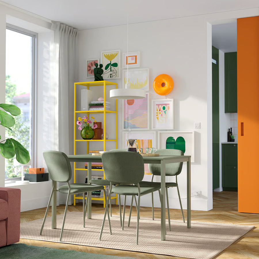 VIHALS table, green, 125x74 cm