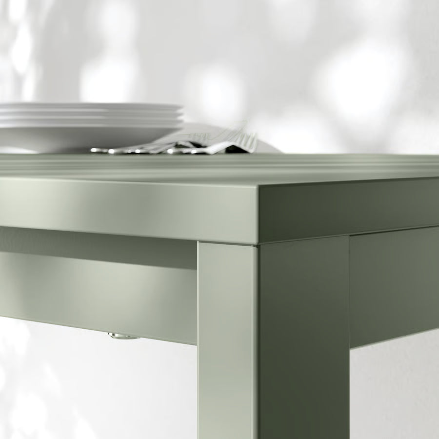 VIHALS table, green, 125x74 cm