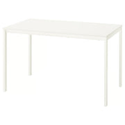 VIHAL Table, white, 125x74 cm