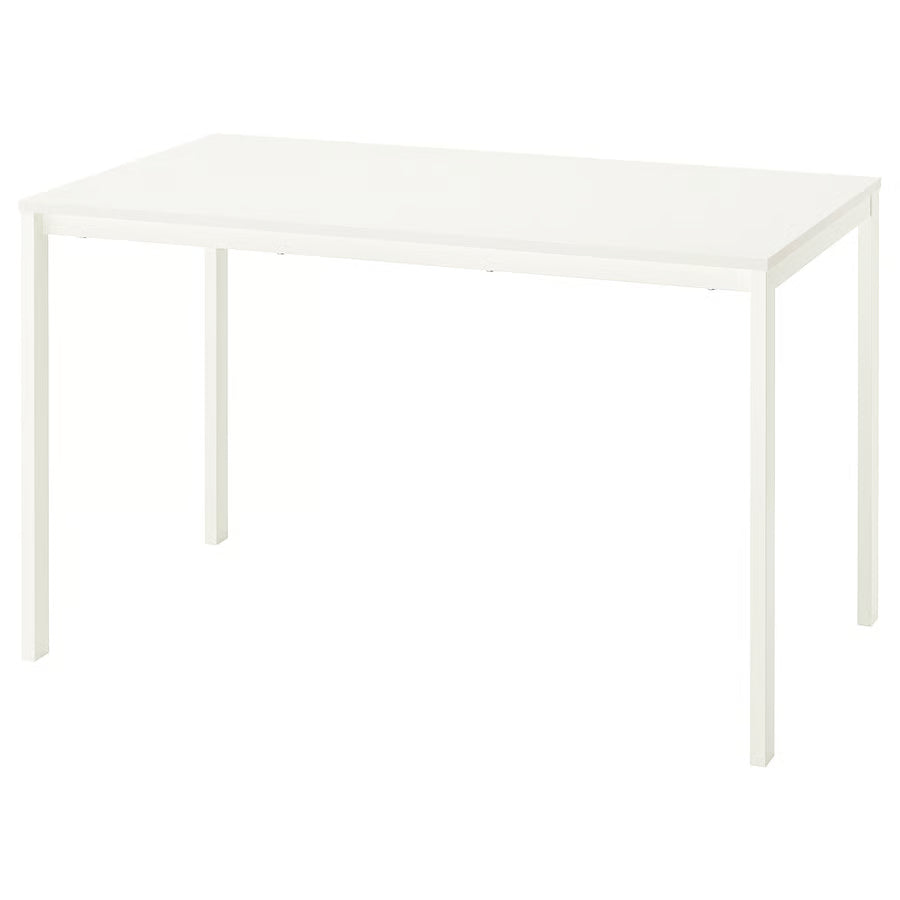VIHAL Table, white, 125x74 cm